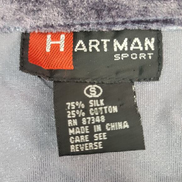 Hartman Sport Blue Velour 2-Piece Outfit - Size Small - Picture 6 of 8